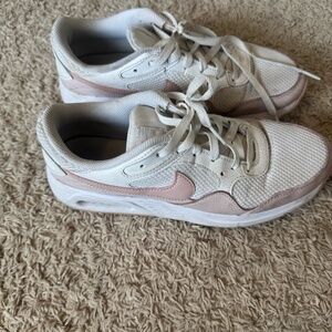 Pink and White Nike Air Max